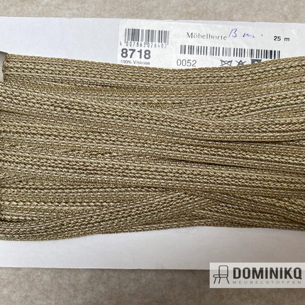 Agrement tape 8718-0052 - Beige brown and olive yellow